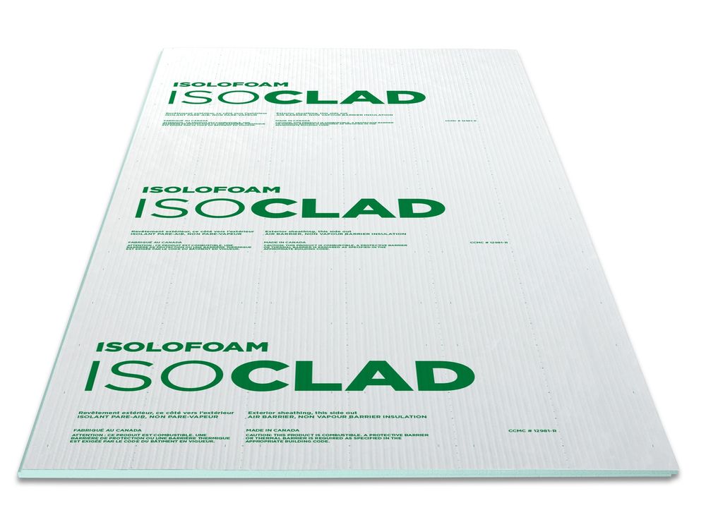 Above Grade Exterior Eps Wall Insulation Isoclad Panels From Isolofoam