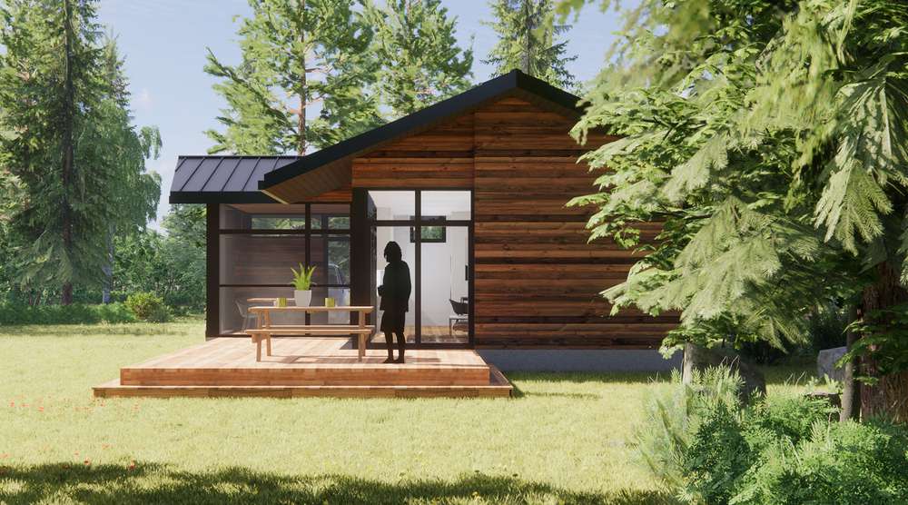 Affordable Green Tiny House Kit Home - Loft-Style - Ecohome