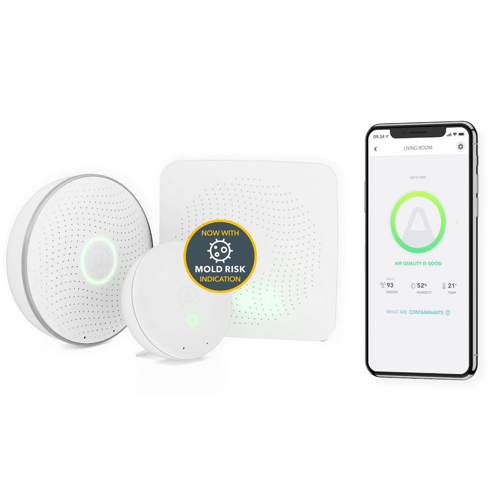 Smart Radon Detector With Mold Sensor - Airthings - Ecohome