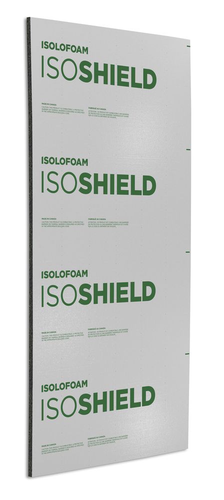 Insulation ISOSHIELD | Continuous insulation sheathing Isolofoam Group ...