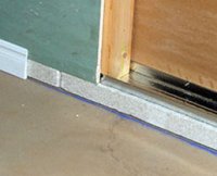 EPS bottom plate to protect against basement flood damage